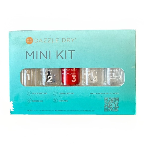 VB Cosmetics Inc Other - Dazzle Dry Mini Kit 4 Step System - Red Hot Chili, True Red! RR701